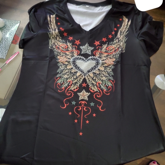 9 Rocker/Biker shirts. Size m/l. - Picture 12 of 16